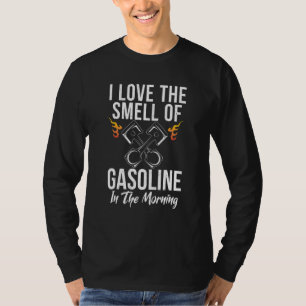 T-shirt J'Aime L'Odeur De L'Essence Dans La Réparation Du