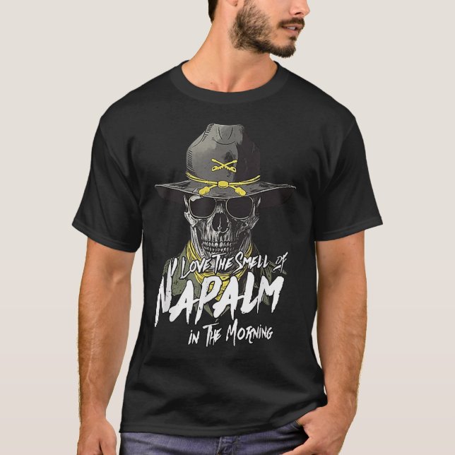 T-shirt J'Aime L'Odeur De Napalm Le Matin (Devant)
