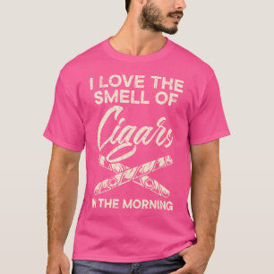 T-shirt J'Aime L'Odeur Des Cigares Tabac Fumée De Cigarett