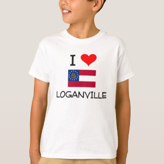 T-shirt J'aime LOGANVILLE la Géorgie