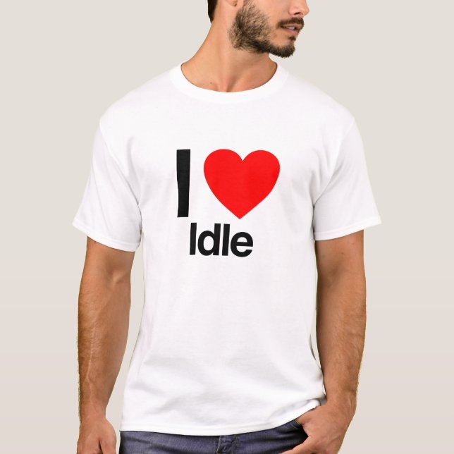 T-shirt j'aime l'oisiveté (Devant)