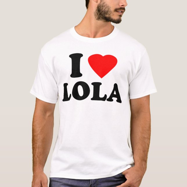 T-shirt J'aime Lola (Devant)
