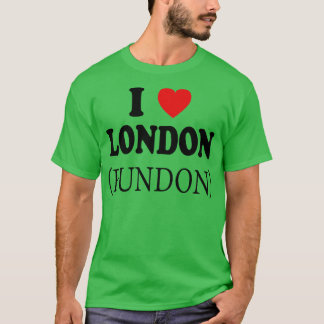 T-shirt j'aime london fundon