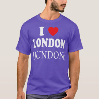 T-shirt j'aime london fundon white