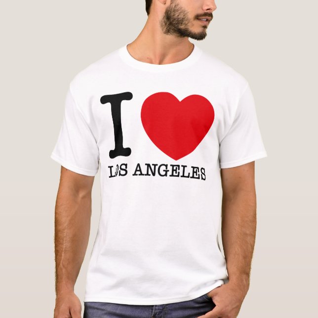 T-shirt J'aime Los Angeles (Devant)
