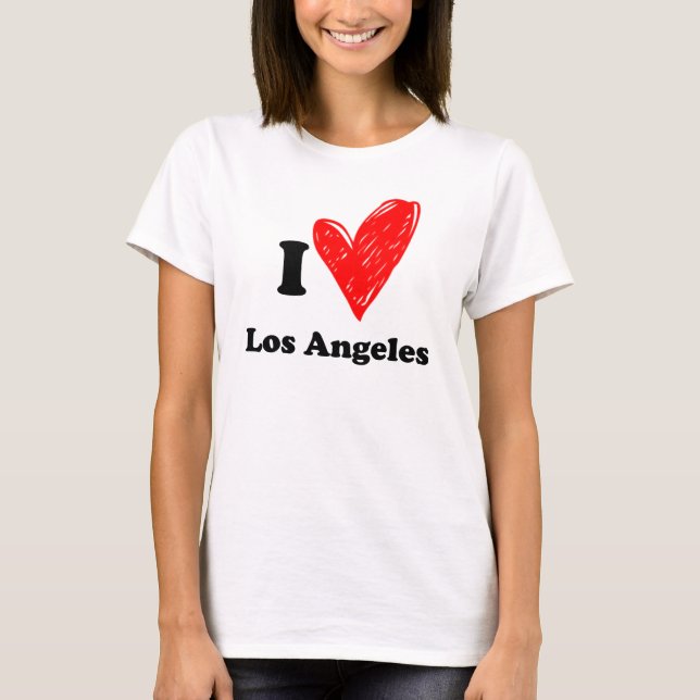 T-shirt J'aime Los Angeles (Devant)