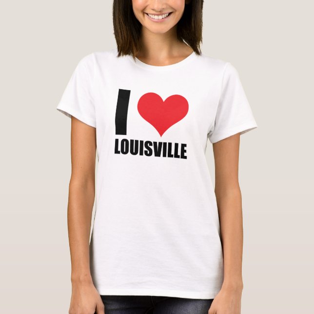 T-shirt J'aime Louisville (Devant)