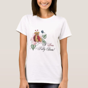 T-shirt J'Aime L'Ours De Bogue Nounours