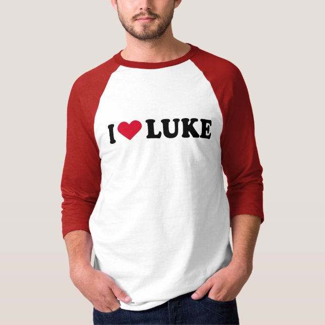 T-SHIRT J'AIME LUC (Devant)