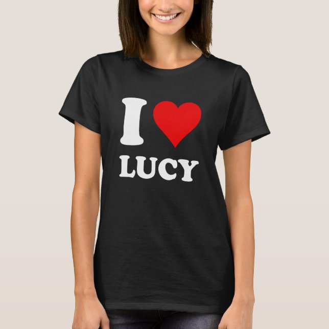 T-shirt J'Aime Lucy (Devant)