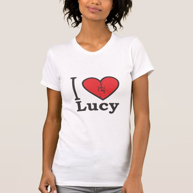 T-shirt J'aime Lucy (Devant)