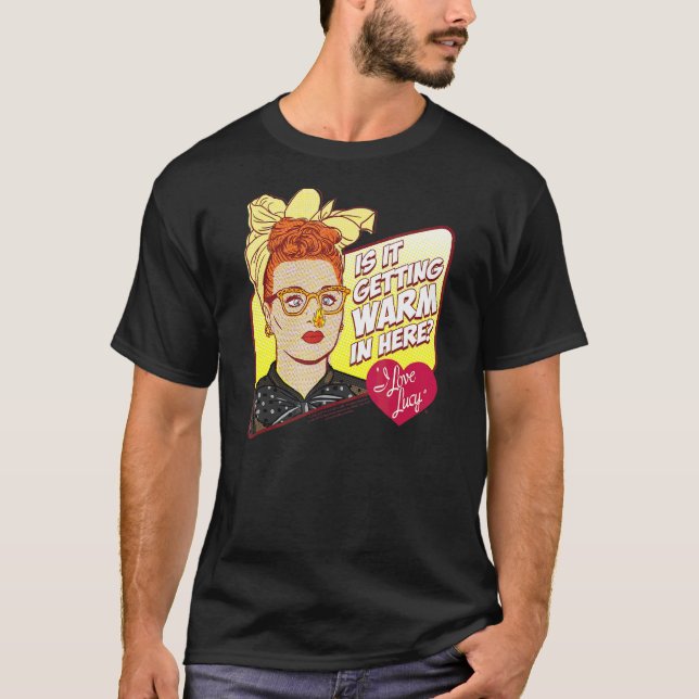T-shirt J'Aime Lucy Chaud Ici (Devant)