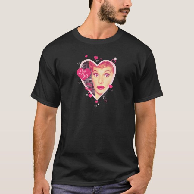T-shirt J'Aime Lucy Kissing Hearts (Devant)