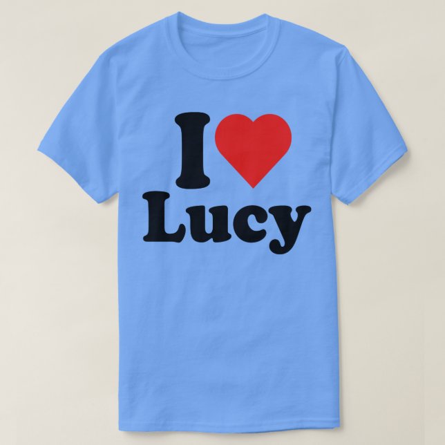 T-shirt J'aime Lucy Lucille Love Tee (Design devant)