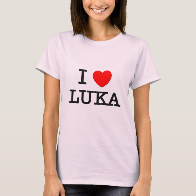 T-shirt J'aime Luka (Devant)