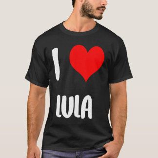T-shirt J'aime LULA valentin désolé mesdames les gars cœur