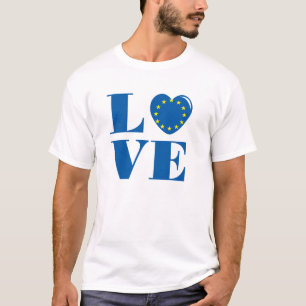 T-shirt J'aime l'Union européenne