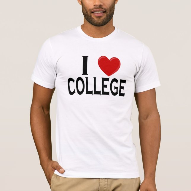 T-shirt J'aime l'université (Devant)