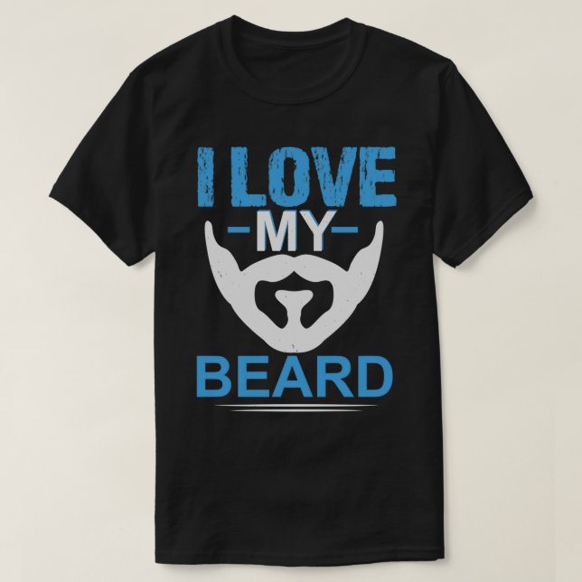 T-shirt J'aime ma barbe (Design devant)