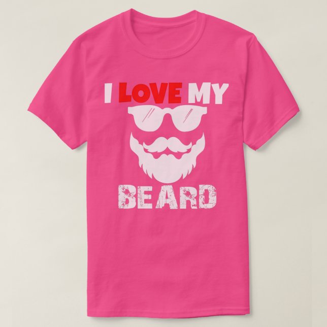 T-shirt J'Aime Ma Barbe 6 (Design devant)