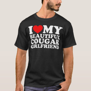 T-shirt J'Aime Ma Belle Petite Amie Cougar