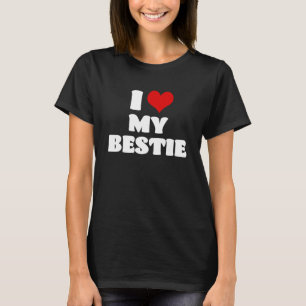 T-shirt J'Aime Ma Bestie Si J'Aime Mes Meilleurs Amis Fore