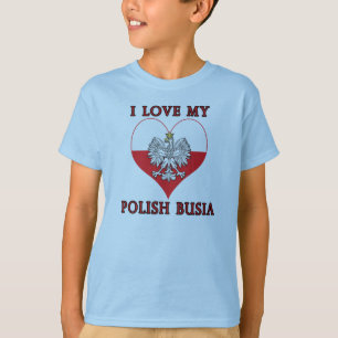T-shirt J'Aime Ma Busia Polonaise