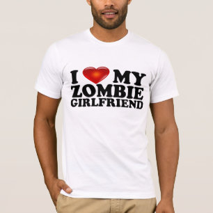T-shirt J'aime ma chemise du zombi GF