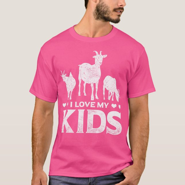 T-shirt J'Aime Ma Chèvre (Devant)