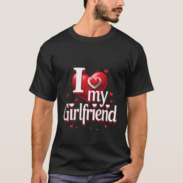 T-Shirt J'aime Ma Copine ❤️ (Devant)