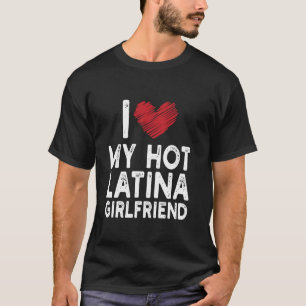 T-shirt J'aime ma copine latino caliente Latino Co