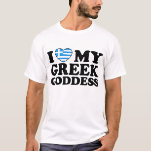 T-shirt J'aime ma déesse grecque