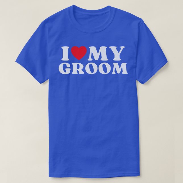 T-shirt J'Aime Ma Famille Groom Relative Ma Chambre Favori (Design devant)