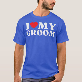 T-shirt J'Aime Ma Famille Groom Relative Ma Chambre Favori