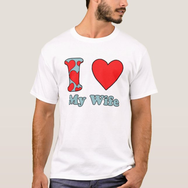 T-shirt J'aime ma femme (Devant)