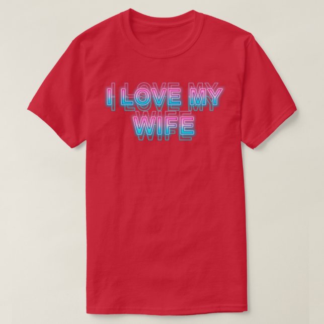 T-shirt J'aime ma femme (Design devant)