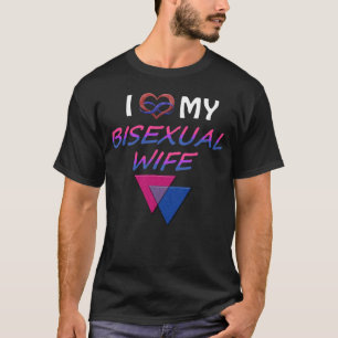 T-shirt J'aime ma femme bisexuelle