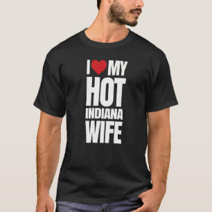T-shirt J'Aime Ma Femme Hot Indiana