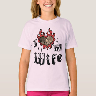 T-shirt J'aime ma femme - Rouge - DingusDesign