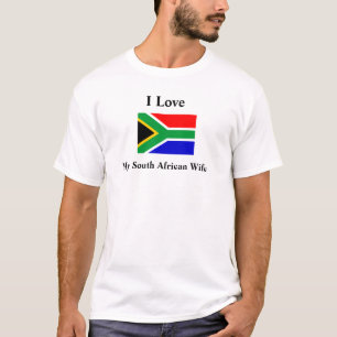 T-shirt J'aime ma femme sud-africaine