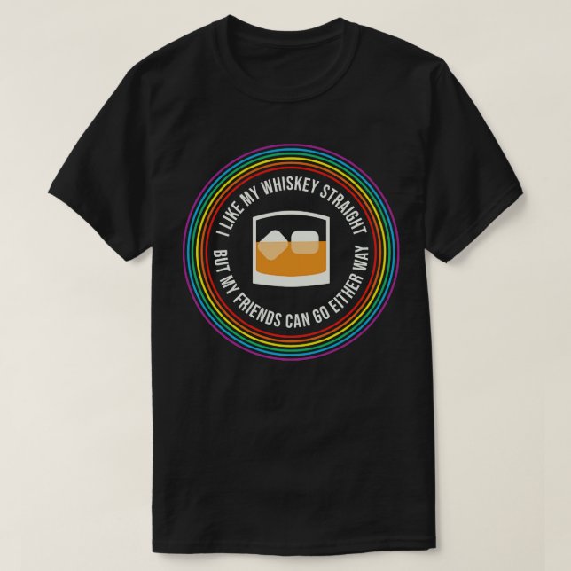 T-shirt J'Aime Ma Fierté Droite Lesbienne Gay pride LGBT (Design devant)