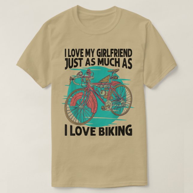 T-shirt J'Aime Ma Fille Autant Que J'Aime Faire Du Vélo (Design devant)