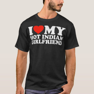 T-shirt J'Aime Ma Fille Chaude J'Aime Ma Fille Indienne Ch
