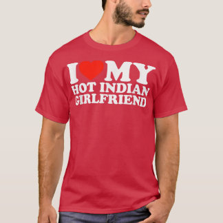 T-shirt J'Aime Ma Fille Chaude J'Aime Ma Fille Indienne Ch