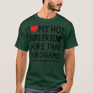 T-shirt J'Aime Ma Fille Chaude Plus Que Jeux Vidéo Garçon