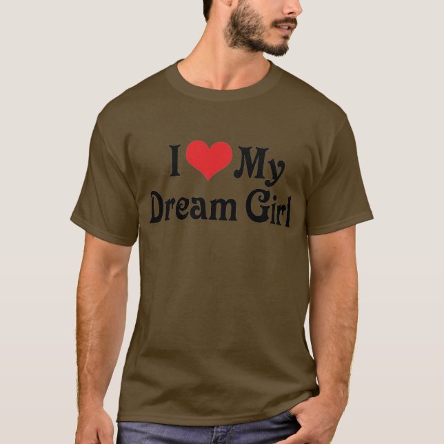 T-shirt J'Aime Ma Fille De Rêve (Devant)