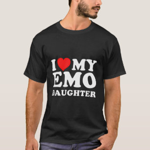 T-shirt J'Aime Ma Fille Emo