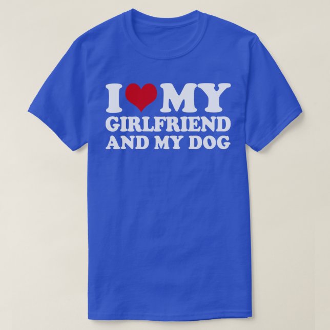 T-shirt J'Aime Ma Fille Et Mon Chien1 (Design devant)