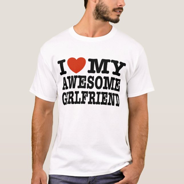 T-shirt J'Aime Ma Fille Impressionnante (Devant)