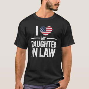 T-shirt J'Aime Ma Fille Mariage De Regroupement Familial E